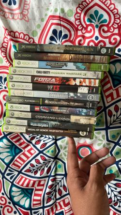 Xbox 360 And Just Xbox Game For Sell 