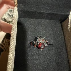 Ruby 10k Solid Gold Ring Size 7.5