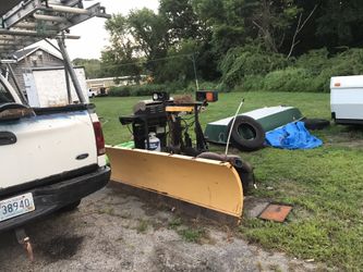 Minute man fisher plow 2 plug and a truck F250