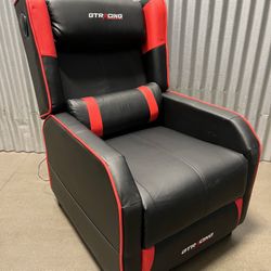 New GTRACING Gaming Chair with Bluetooth Speakers Racing  Modern  Ergonomic Comfortable, RED