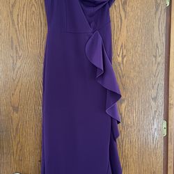 New Purple Long Formal Dress Size M