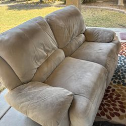 Reclining love seat