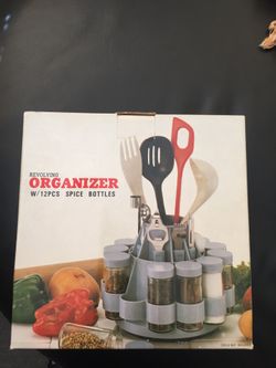 Revolving organizer for utensils/tools/supplies