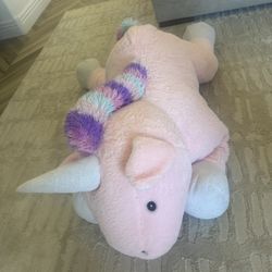 44” Giant, Jumbo, Cuddly, Ultra Soft Plush Stuffed Animal with Bonus Interactive Surprise - 44" Unicorn