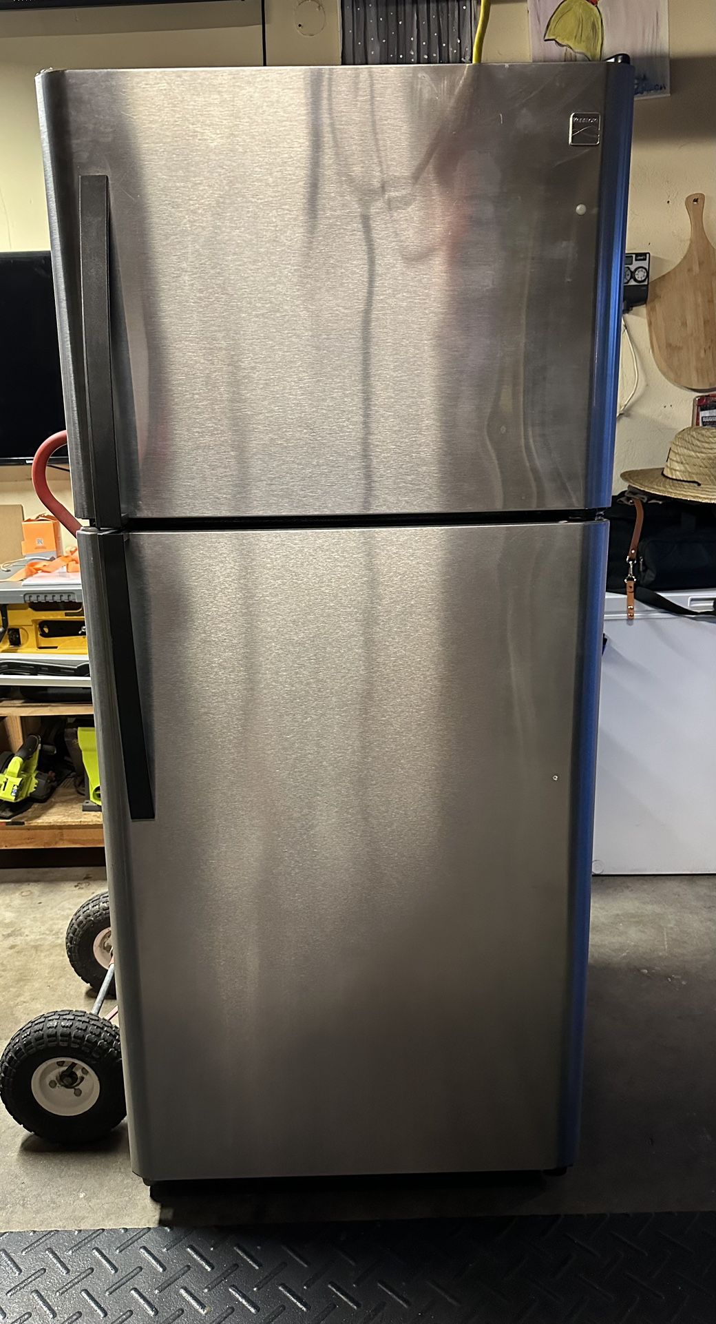Kenmore Refrigerator Stainless Steel / Black
