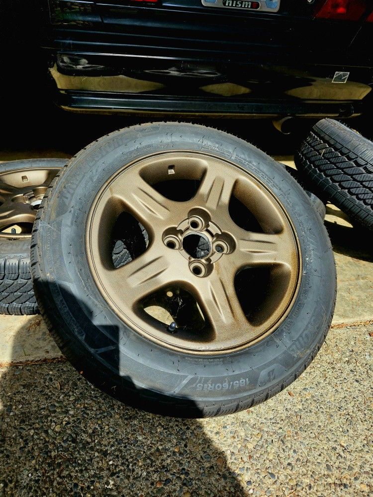 Nissan Sentra B14 Wheels New Tires 185/60R15