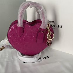 Coach Embossed Heart Crossbody Bag 