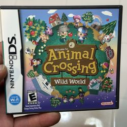 Animal Crossing Wild World Nintendo DS CIB with Manual, Case & Cartridge