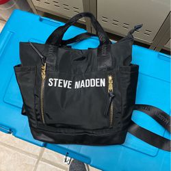 Steve Madden Purse/backpack Black 
