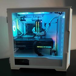 White Custom Build  Gaming PC