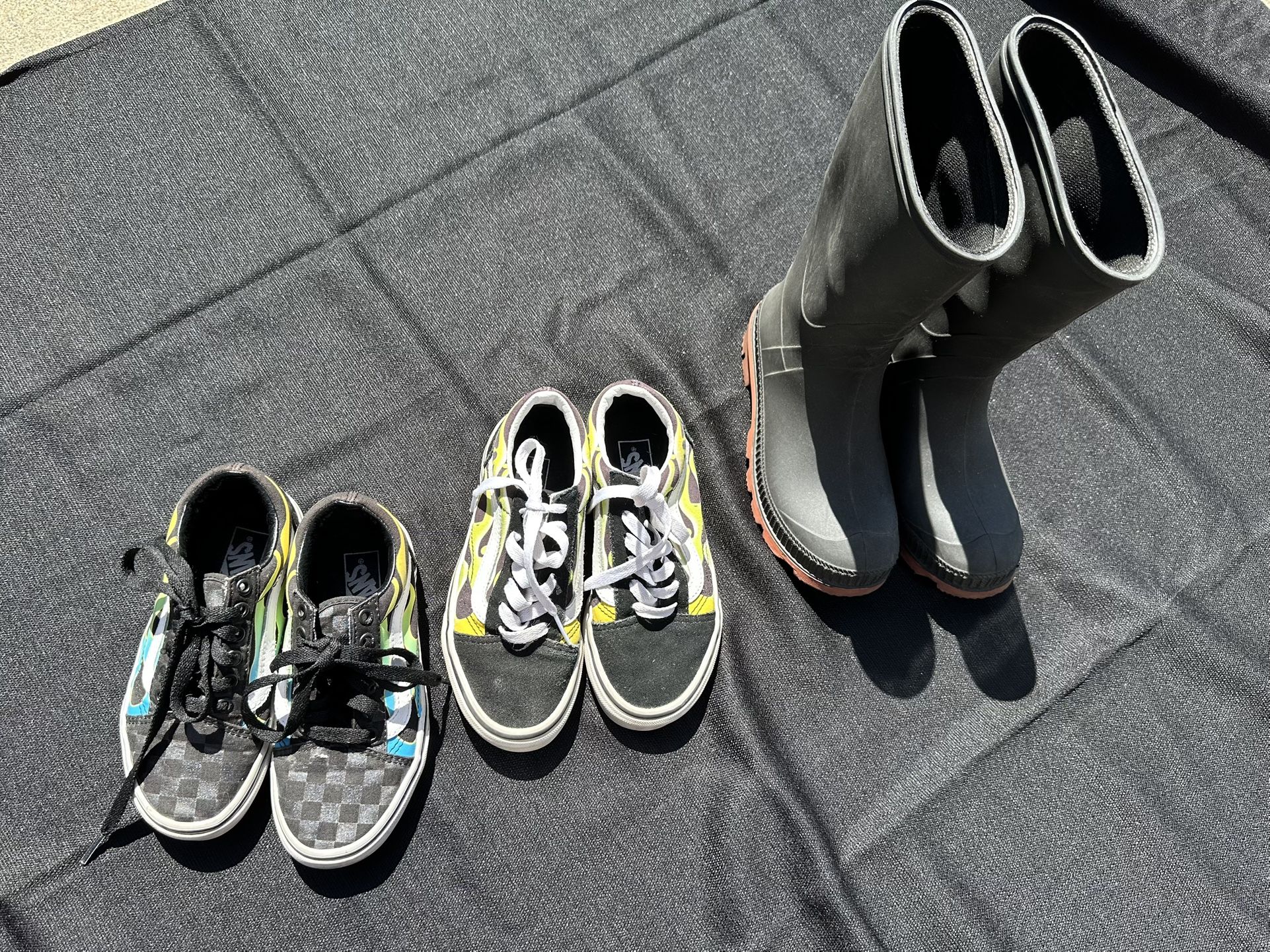 Boys Vans & Rain Boots