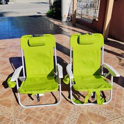 2... Backpack Chairs