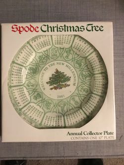 Spode Christmas tree plate
