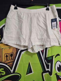 🤍 Universal Thread White Linen Blend Shorts - Size Medium - NEW WITH TAGS 🤍