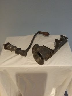 Antique meat grinder