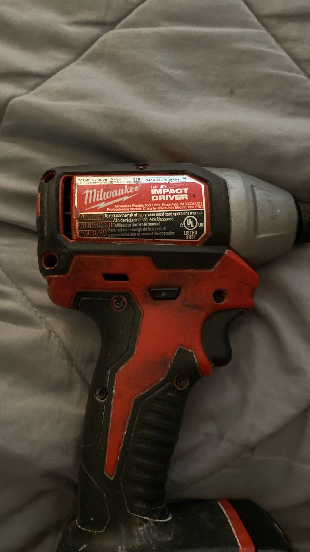 Milwaukee M181/4 Impact Driver Xc3.0