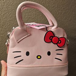 Hello Kitty, pink mini purse