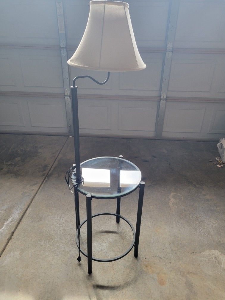 End Table and Lamp