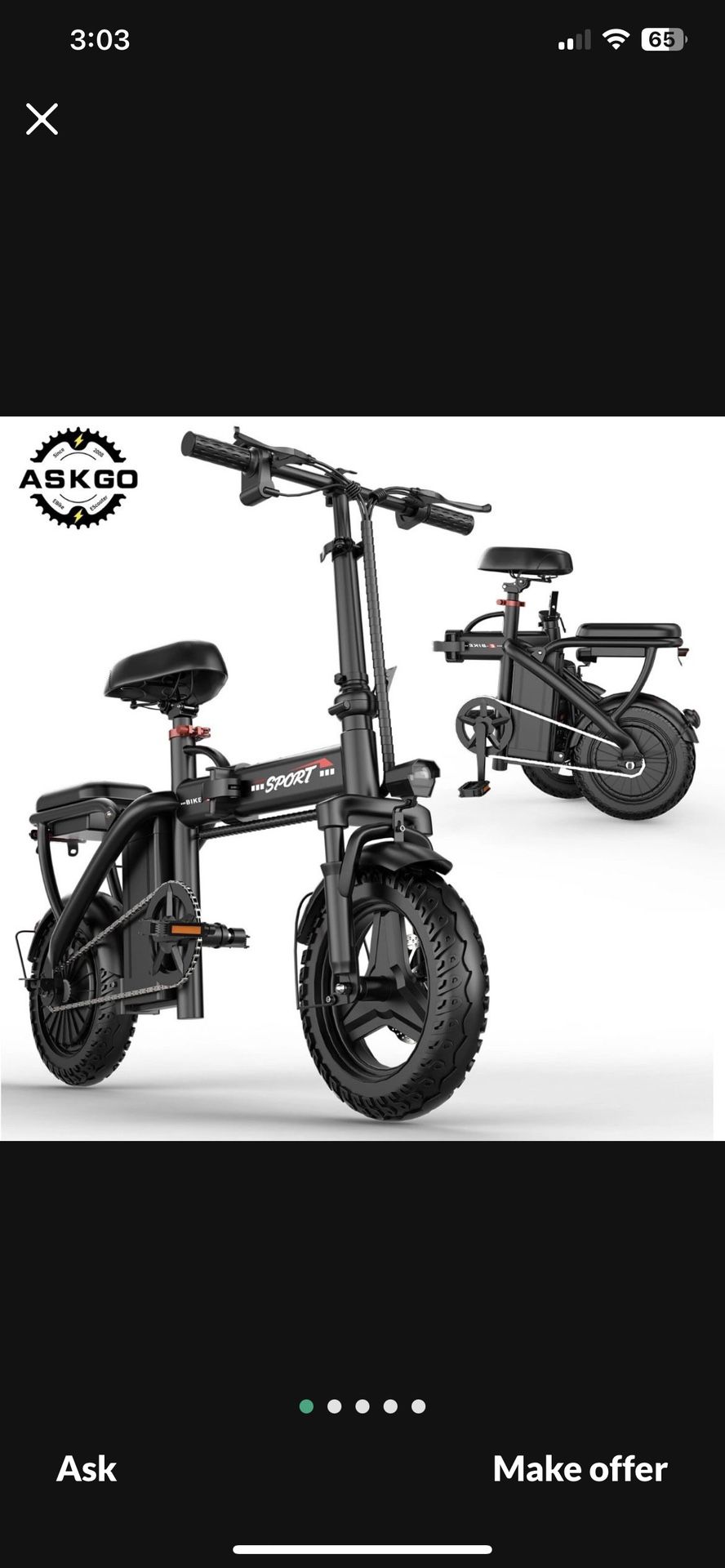 NEW ELECTRIC BIKE
