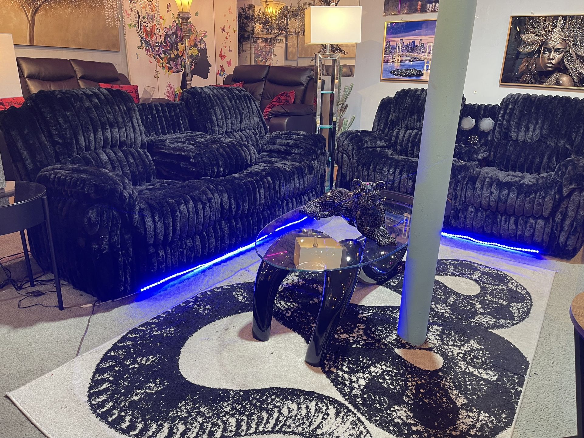 Super Plush Reclining Sofa And Loveseat Over 50% Off! 