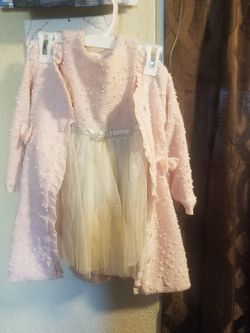 Vestido Con Abrigo Para 2 Años