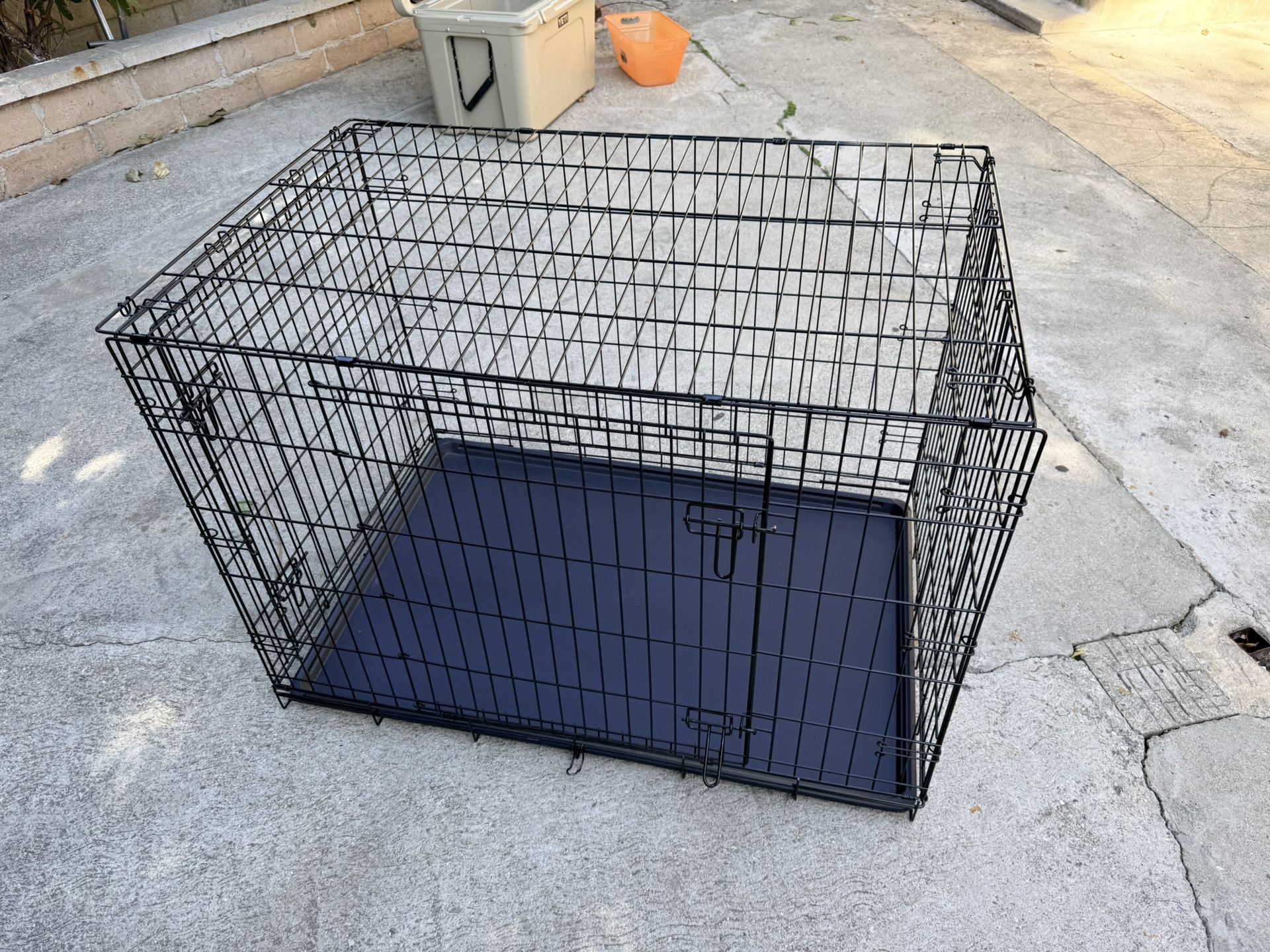 Dog Kennel, Foldable Crate For Large Dog