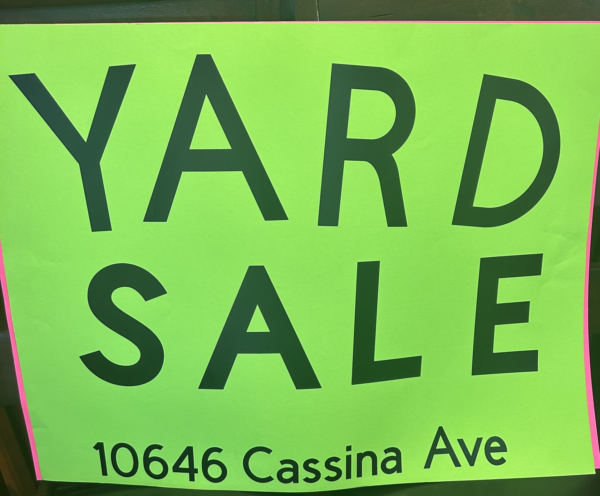 Yard sale In South Gate  Sat 10-04-25
