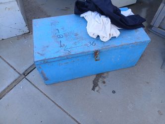 Blue tool box
