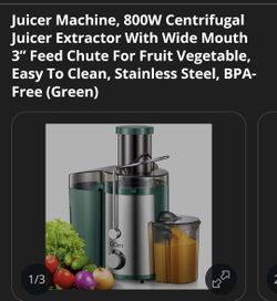 Extractor De Jugo ,potente 800watts