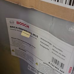 BRAND NEW BOSCH 5-TON INVERTER PACKAGE HEAT PUMP