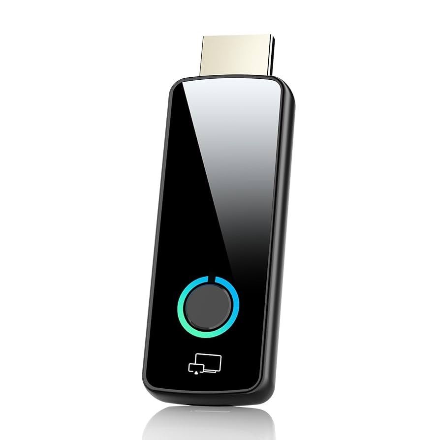 Wireless HDMI Display Dongle Adapter,4K Decode 1080P Output,Portable Streaming Video and Audio to Monitor from PC/DV/HDTV/Projector/TV Box,Supports Mi