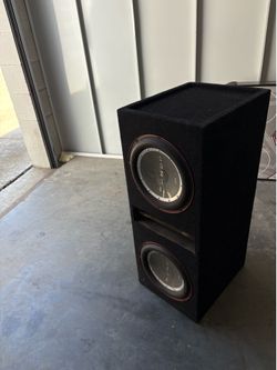 Rockford  Fostgate Punch p2 10’s Homemade Bass box Subwoofers