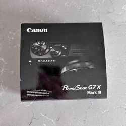 Canon G7X
Mark III Camera 