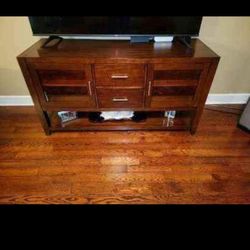 Large Wooden TV Stand