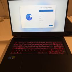 Acer Nitro 5 17.3” Gaming Laptop — i5-12500H / RTX 3050 / 32GB / 1TB SSD — Excellent + Bag