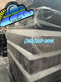 Queen extra firm mattress and box spring bed set colchón y tambor