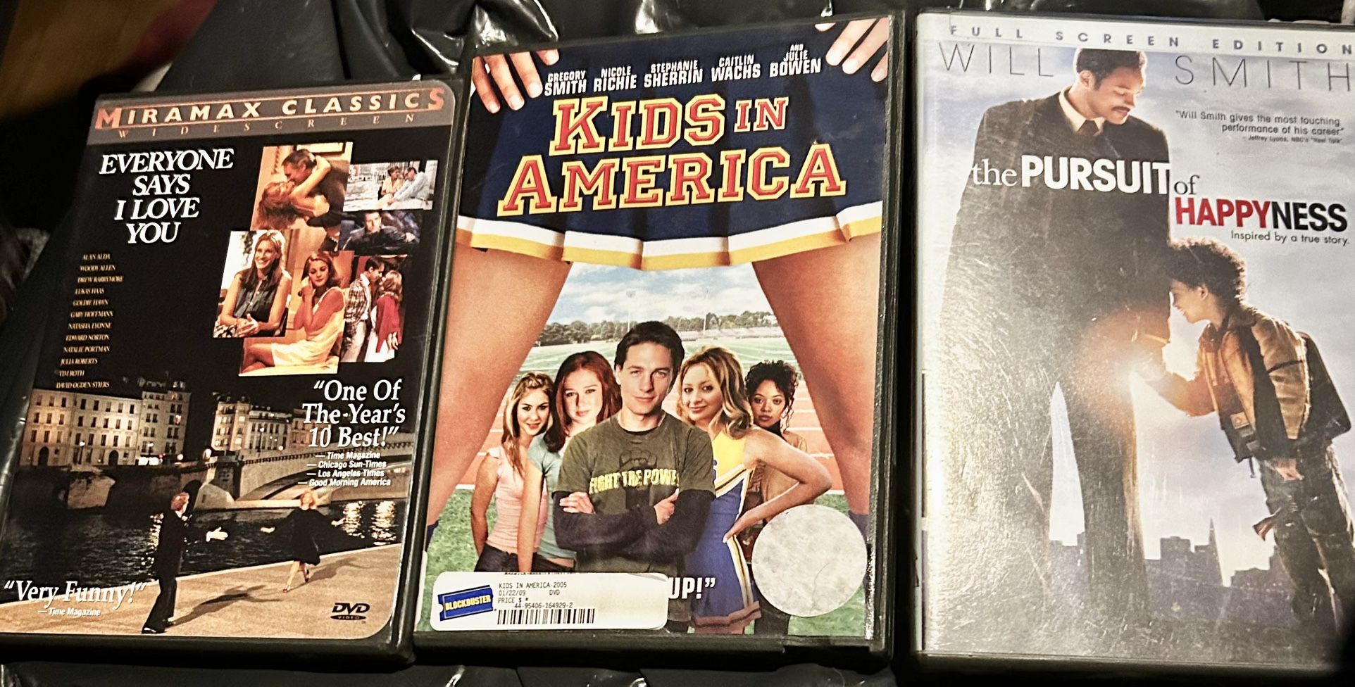 3-Dvds All In Good Condition