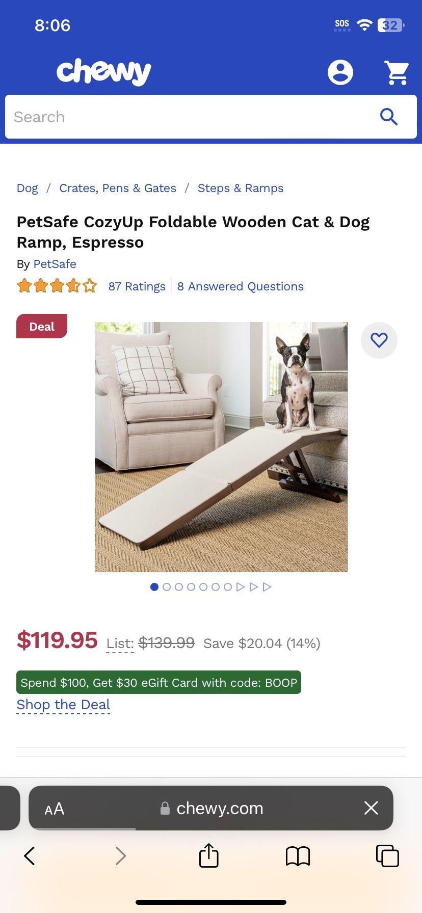 Pet Safe Sofa Ramp