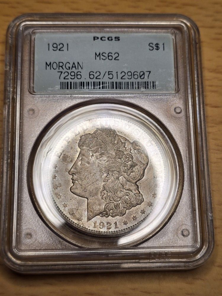 1921 Morgam Dollar PCGS OGH