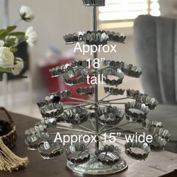 Cupcake Stand 5 Tier, Rotates, Holds 35 Cupcakes