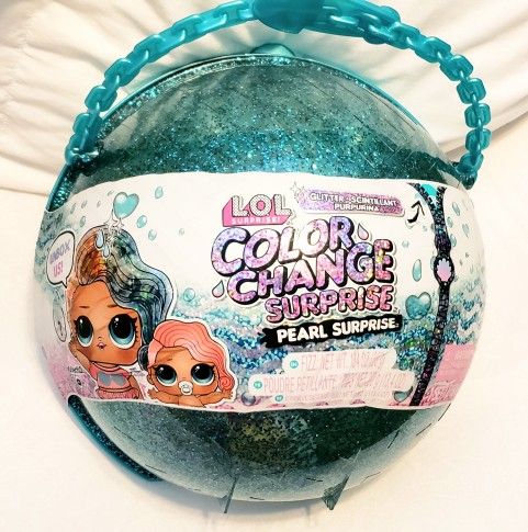 LOL Surprise Glitter Color Change Pearl (Turquoise) New! $31