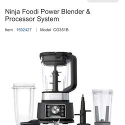 2 For 1 NINGA FOOD POWER BLENDER & NINGA Coffe Brewer Or Ice Cofee 