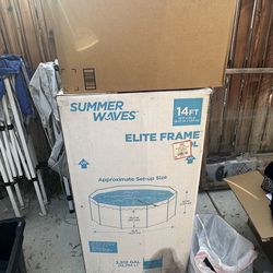 14 Ft Elite Frame Pool Bought for $430, Selling for $60!
