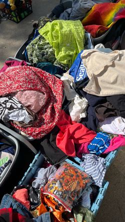 Bulk clothing fill a box for $15 TODAY ONLY