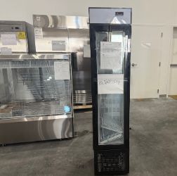 NSF Narrow glass door freezer SD105B