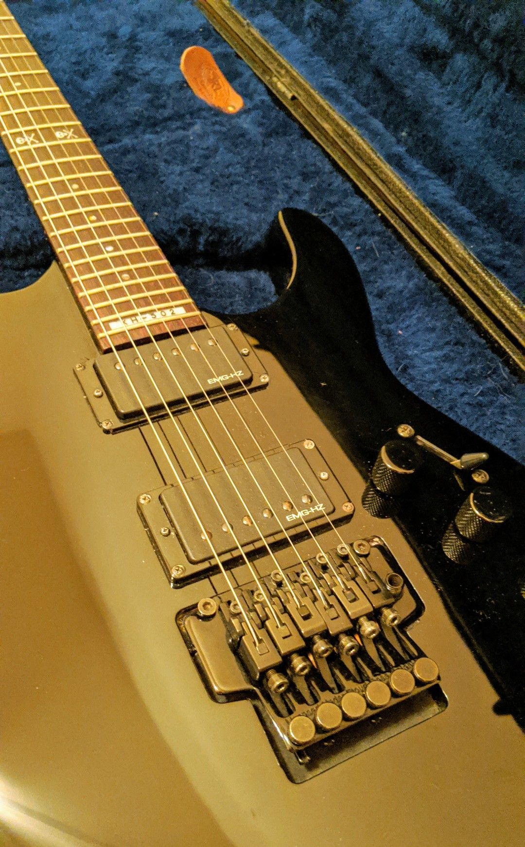 ESP LTD KH502 Kirk Hammet Metallica emg floyd case