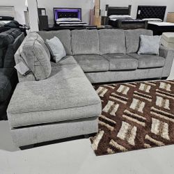 AP- L Shape 2 Piece Sectional Couch With Chaise/ Fast Delivery - Financing 