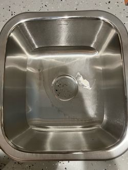 NEW Houzer MS-1708 16” x 17” Undermount Stainless Steel Prep / Bar Sink
