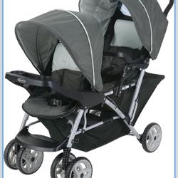 Graco DuoGlider Double Stroller | Lightweight Double Stroller , Glacier