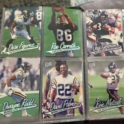 Vintage 90s Sports Collection Football Cards 